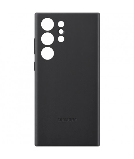 SAMSUNG Coque en cuir Galaxy S23 Ultra Noir