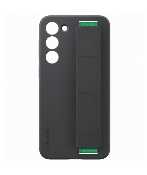 Coque Silicone SAMSUNG avec laniere S23+ Noir