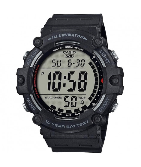 CASIO - Montre sport - Multifonctions - Noir