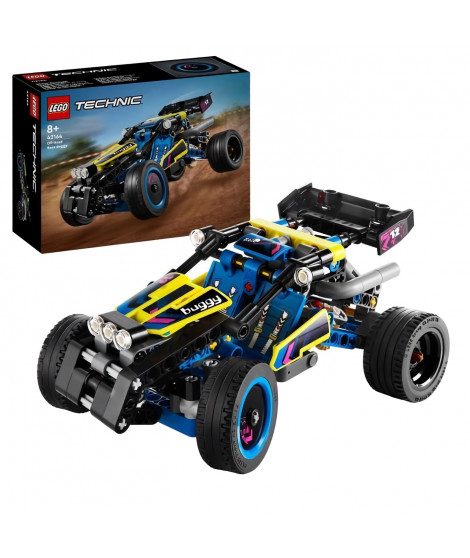 LEGO 42164 Technic Le Buggy Tout-Terrain de Course, Véhicule de Rallye, Jouet de Construction de Voiture de Course