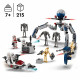 LEGO 75372 Star Wars Pack de Combat des Clone Troopers et Droides de Combat, Jouet avec Speeder Bike et Figurine