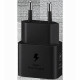 Chargeur SAMSUNG secteur Rapide - 25W USB C (avec câble) - Noir