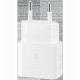Chargeur SAMSUNG secteur Rapide - 25W USB C (avec câble) - Blanc
