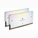 Mémoire RAM - CORSAIR - Dominator Titanium RGB DDR5 - 32GB 2x16GB DIMM - 6600MT/s - Intel XMP 3.0  - 1.40V - Blanc (CMP32GX5M…