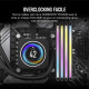 Mémoire RAM - CORSAIR - Dominator Titanium RGB DDR5 - 32GB 2x16GB DIMM - 6600MT/s - Intel XMP 3.0  - 1.40V - Blanc (CMP32GX5M…