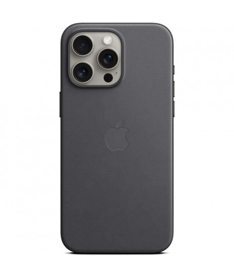 APPLE Coque FineWoven pour iPhone 15 Pro Max avec MagSafe - Noir