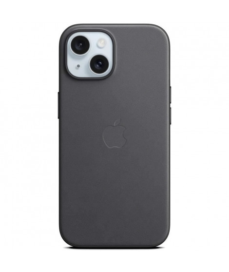 APPLE Coque FineWoven pour iPhone 15 avec MagSafe - Noir