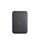 APPLE Porte-cartes iPhone finement tissé - Noir