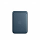 APPLE Porte-cartes tissé fin pour iPhone - Bleu Pacifique