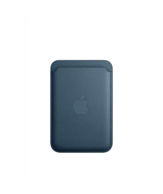APPLE Porte-cartes tissé fin pour iPhone - Bleu Pacifique