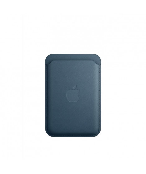 APPLE Porte-cartes tissé fin pour iPhone - Bleu Pacifique