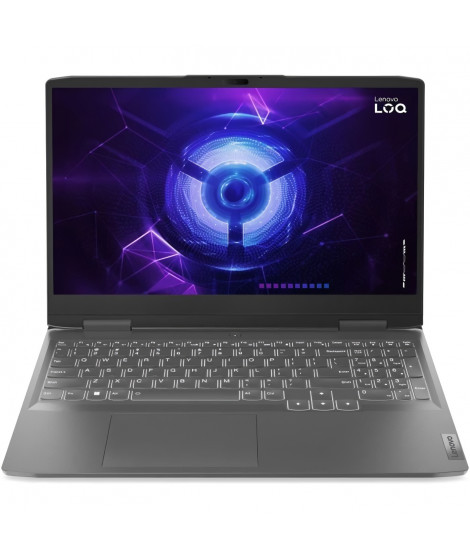 PC Portable Gamer Lenovo LOQ | 15'' FHD 144Hz 350Nt - RTX 4060 - Core i5-12450H - RAM 16Go - SSD 512Go - Sans Windows - AZERTY