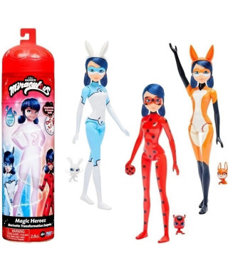 Miraculous Ladybug - Poupée Marinette Color Change 26 cm - BANDAI