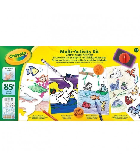 CRAYOLA - Coffret Multi-activités - Activités pour les enfants - Kit Crayola