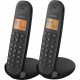 Téléphone fixe sans fil - LOGICOM - DECT ILOA 255T DUO - Noir - Avec répondeur