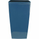 Bac a fleurs carré RIVIERA NUANCE - Plastique - L29xP29xH52 cm - Bleu