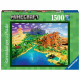 Puzzle 1500 p monde Minecraft