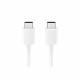 Cable USB Type C - USB Type C - Charge rapide 25W - SAMSUNG - 1 M - Blanc