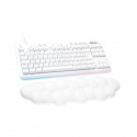 Logitech G - Clavier Gaming - G713 Filaire Mécanique Tactile (GX Brown) avec Repose-Poignet - White Mist