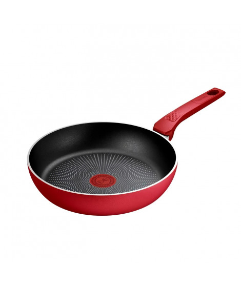 TEFAL Poele 24 cm, Induction, Revetement antiadhésif, Forme profonde, Poignée ergonomique, Fabriqué en France, Daily Expert C…