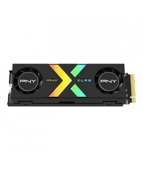 PNY - CS3150 XLR8 Gaming EPIC-X RGB - Disque dur SSD Interne - 1To - M.2 NVMe - RGB Heatsink (M280CS3150XHS-1TB-RB)