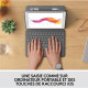 Étui clavier rétroéclairé - Logitech Combo Touch - Pour iPad 7e, 8e et 9e générations