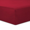 Vision - Drap housse Rouge - 160x200cm - 100% coton