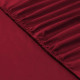 Vision - Drap housse Rouge - 160x200cm - 100% coton