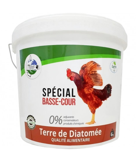 TERRA NOSTRA 100% Terre de diatomée - Spécial basse-cour - Seau 6 kg