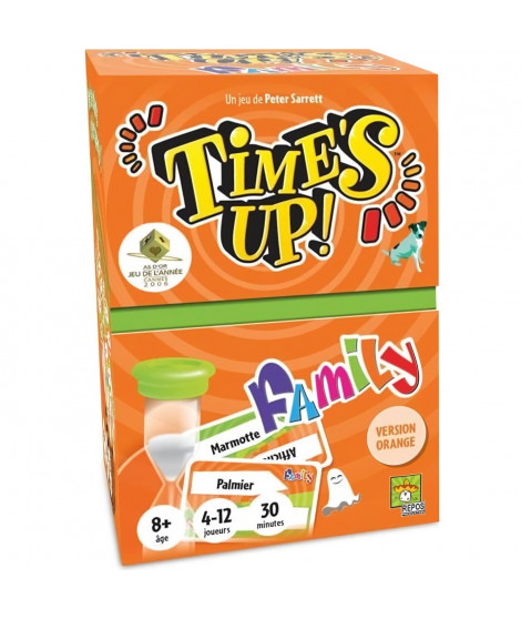 Jeu de société - ASMODEE - Time's Up Family - Version Orange - a partir de 8 ans - 4 a 12 joueurs - 30 minutes