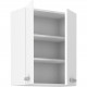 ATLAS Meuble haut 2 portes - Décor blanc - L60 cm