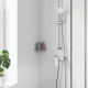 GROHE robinet douche monocommande Start Flow, montage mural, raccord fileté pour flexible en 1/2, rosaces métal incluses, 237…