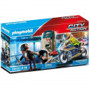 PLAYMOBIL - 70572 - City Action - Policier avec moto et voleur