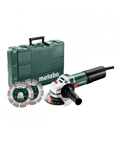 METABO Meuleuse d'angle WQ 1100-125 Set