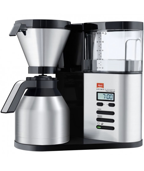 MELITTA 1012-06 Cafetiere Aroma Elegance Therm DeLuxe 1012-06 Noir/Acier brossé