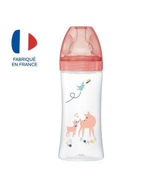 Dodie Biberon Sensation+ Anti-Coliques +6m Biche 330ml