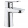 GROHE Robinet de salle de bains lavabo Start Edge, sans tirette, robinet mousseur économique d'eau, taille S, 23344000