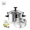 SEB P0530700 Cocotte-minute 6 L, 4/6 personnes, Autocuiseur inox, Tous feux dont induction, Fabriqué en France, Authentique