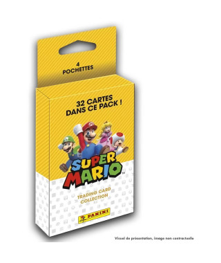 PANINI - Super Mario Trading Cards - Blister De 4 Pochettes