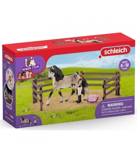 SCHLEICH - Kit de soin pour chevaux andalous - 42270 - Gamme Horse Club