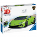 Ravensburger - Puzzle 108 pieces 3D Lamborghini EVO Ed verte