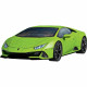 Ravensburger - Puzzle 108 pieces 3D Lamborghini EVO Ed verte