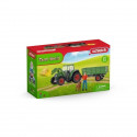 SCHLEICH - Tracteur avec remorque - 42608 - Gamme Farm World