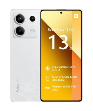 Redmi Note 13 5G Blanc 8 GO + 256 GO