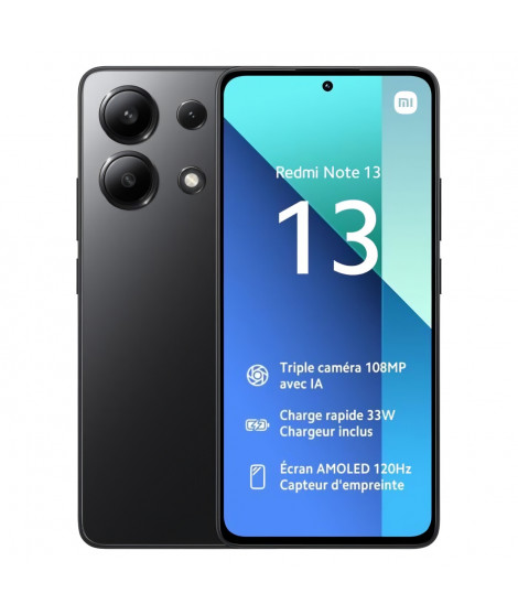 Redmi Note 13 Noir 8 GO + 256 GO