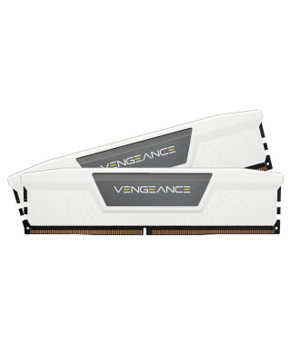 Mémoire RAM - CORSAIR - Vengeance DDR5 RAM 32Go (2x16Go) 5600MHz CL40 Intel XMP Compatible iCUE - Blanc (CMK32GX5M2B5600C40W)