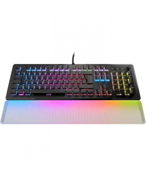 Clavier gamer optique et mécanique - ROCCAT - ROC-12-004 Vulcan II Max - Linéaire - Éclairage RGB - Noir