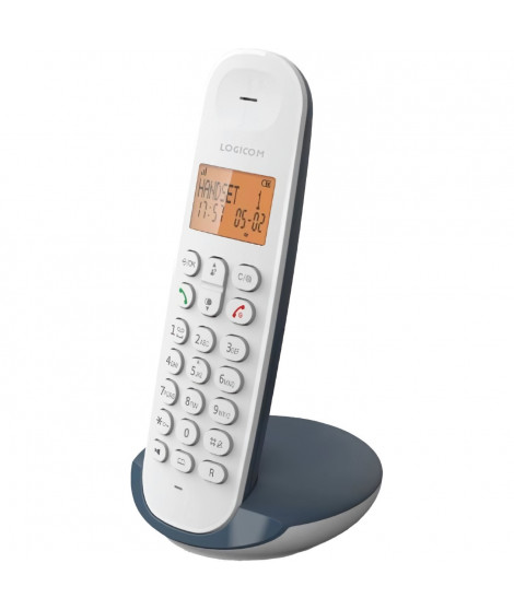 Téléphone fixe sans fil - LOGICOM - DECT ILOA 150 SOLO - Ardoise - Sans répondeur