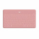 Clavier Sans Fil - LOGITECH - Keys-To-Go - AZERTY - Bluetooth - 180g - Rose Blush