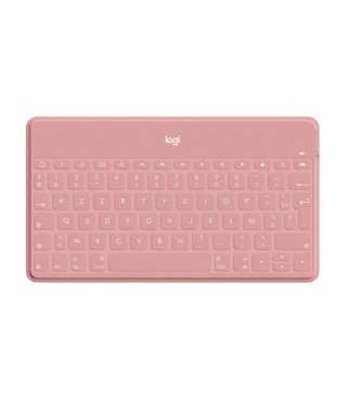 Clavier Sans Fil - LOGITECH - Keys-To-Go - AZERTY - Bluetooth - 180g - Rose Blush